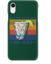 Load image into Gallery viewer, Lovely Phone Case Let The Evening Be-Gin Retro Vintage Phone case

