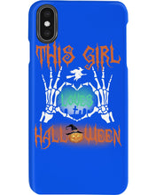 Load image into Gallery viewer, This Girl Loves Halloween Gift For Girls Phone case
