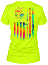 Load image into Gallery viewer, Market Trendz Proud Tow Truck Operator's Wife Colorful Design Ladies Tee

