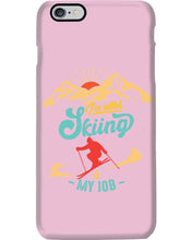 Load image into Gallery viewer, I'm Retired Skiing Is My Job Mountainous Terrain Phone case
