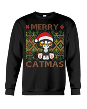 Load image into Gallery viewer, Merry Catmas Cute Funny Gifts Sweatshirt
