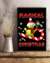 Load image into Gallery viewer, Tennis Players Magical Christmas Snowman Gift For Women Vertical Poster
