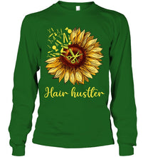 Load image into Gallery viewer, Hair Hustler Sunflower Trending Gift For Friends Unisex Long Sleeve
