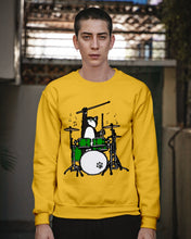 Load image into Gallery viewer, Funny Cat Playing Drums Great Gift For Cat Lovers Sweatshirt
