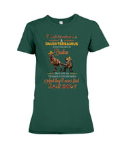 Load image into Gallery viewer, Daddysaurus Daughtersaurus A Bond That Can't Be Broken Ladies Tee
