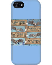 Load image into Gallery viewer, Do What Makes You Happy With Bats Gift For Girls Phone case
