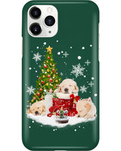 Load image into Gallery viewer, Funny Golden Retrievers Sleep In Red Boots Gift For Dog Lovers Phone case
