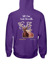 Load image into Gallery viewer, Custom Name Deers Gift For Boyfriend Till Our Last Breath Hoodie
