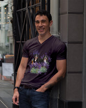 Load image into Gallery viewer, Bernese Mountain Dog  Unique Custom Design For Dog Lovers Guys V-Neck

