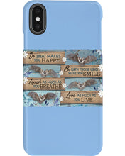Load image into Gallery viewer, Do What Makes You Happy With Bats Gift For Girls Phone case
