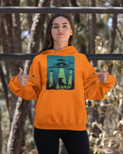 Load image into Gallery viewer, UFA Dinosaur T Rex Sky Full Of Stars Hoodie
