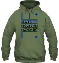 Load image into Gallery viewer, New Order Facd 501981 Movement Simple Unique Custom Design Hoodie
