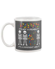 Load image into Gallery viewer, Autism It's A Different Ability Gift For Autism People Mug
