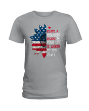 Load image into Gallery viewer, I Became A Medical Assistant Because Your Life Is Worth My Time Ladies Tee
