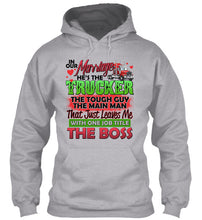Load image into Gallery viewer, In Our Marriage He's The Trucker Meaningful Gift For Family Hoodie
