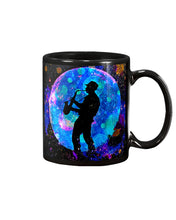 Load image into Gallery viewer, Saxophone Man  Blue Disco Gift For Music Lovers Mug
