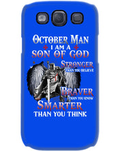 Load image into Gallery viewer, October Man Son Of God Birthday Meaningful Gift For Men Phone case
