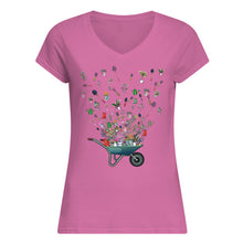Load image into Gallery viewer, Garden Flying Unique Design Great Gift For Garden Lovers Ladies V-Neck
