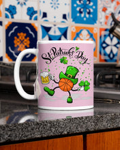 Load image into Gallery viewer, Basketball Saint Patrick's Day Gift For Basketball Lovers Mug
