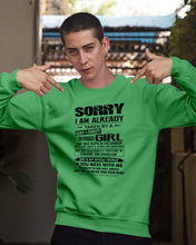 Load image into Gallery viewer, I'm Already Taken By December Sexy And Crazy Girl For Birthday Gift Sweatshirt
