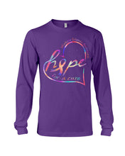 Load image into Gallery viewer, Hope For A Cure Multiple Sclerosis Awareness Unisex Long Sleeve
