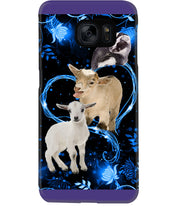 Load image into Gallery viewer, Lovely Phone Case Twinkling Blue Heart Gift For Goat Lovers Phone case
