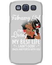 Load image into Gallery viewer, Betty Boop February Girl Living My Best Life Birthday Meaningful Gift Phone case
