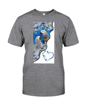Load image into Gallery viewer, Magical Gray Couple African Parrot Gift For Bird Lovers Guys Tee
