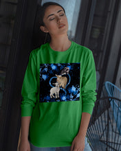 Load image into Gallery viewer, Lovely Phone Case Twinkling Blue Heart Gift For Goat Lovers Unisex Long Sleeve
