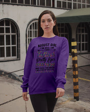 Load image into Gallery viewer, August Girl Has Tattoos Pretty Eyes Thick Thighs For Birthday Gift Unisex Long Sleeve
