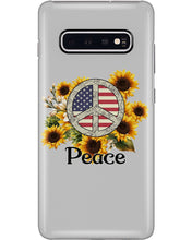 Load image into Gallery viewer, Peace Sign Sunflower Birthday Gift For Girls Phone case

