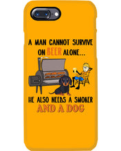 Load image into Gallery viewer, A Man Loves Beer And Dachshund Gift For Dog Lovers Phone case
