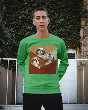 Load image into Gallery viewer, Three Cute Shih Tzu In Bag Gift For Dog Lovers Sweatshirt
