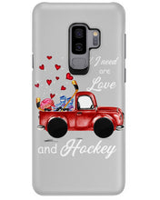Load image into Gallery viewer, All I Need Are Love And Hockey Gift For Hockey Players Phone case
