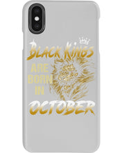 Load image into Gallery viewer, Black Kings Are Born In   October   Trending For Birthday Gift Phone case
