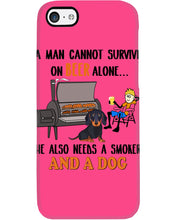 Load image into Gallery viewer, A Man Loves Beer And Dachshund Gift For Dog Lovers Phone case

