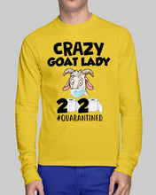 Load image into Gallery viewer, Crazy Goat Lady 2020 Quarantined Gift For Goat Lovers Unisex Long Sleeve
