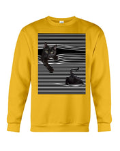 Load image into Gallery viewer, Cats In Your Horizontal Stripes Pocket Trending Gift For Cats Lovers Sweatshirt
