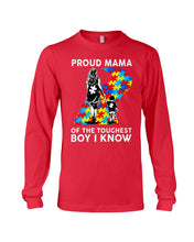 Load image into Gallery viewer, Proud Mama Of The Touchest Boy I Know Autism's Day Gift Unisex Long Sleeve
