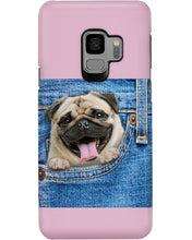 Load image into Gallery viewer, baby Pug In Denim Pocket Gift For Dog Lovers Phone case
