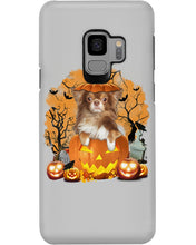 Load image into Gallery viewer, Chihuahua Book Pumpkin Halloween Gift For Dog Lovers Phone case
