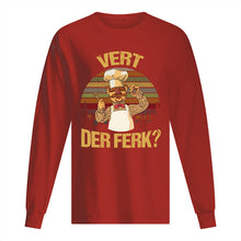 Load image into Gallery viewer, Vert Der Ferk Retro Vintage Gift For Cook Lovers Unisex Long Sleeve
