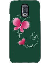 Load image into Gallery viewer, Butterfly Faith Breast Cancer Awareness Meaningful Gift Phone case
