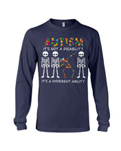 Load image into Gallery viewer, Autism It's A Different Ability Gift For Autism People Unisex Long Sleeve
