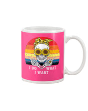 Load image into Gallery viewer, I Do What I Want Skull Sunflower Special Custom Design Mug
