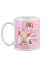 Load image into Gallery viewer, Pig Kisses Fix Everything Gift For Pig Lovers Mug
