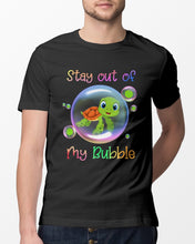 Load image into Gallery viewer, Vintage Funny Stay Out Of My Bubble Gift For Turtle Lovers Guys Tee

