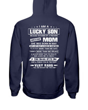 Load image into Gallery viewer, Gift For Lucky Son May Mom Loves Me So Much Hoodie
