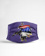 Load image into Gallery viewer, Eagle Giant Scratch USA Flag Gift For Women Cloth Face Mask
