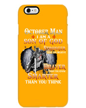 Load image into Gallery viewer, October Man Son Of God Birthday Meaningful Gift For Men Phone case
